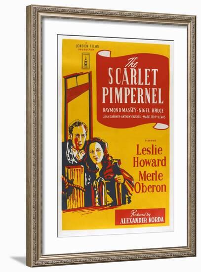 The Scarlet Pimpernel, 1934-null-Framed Giclee Print