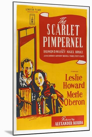 The Scarlet Pimpernel, 1934-null-Mounted Giclee Print