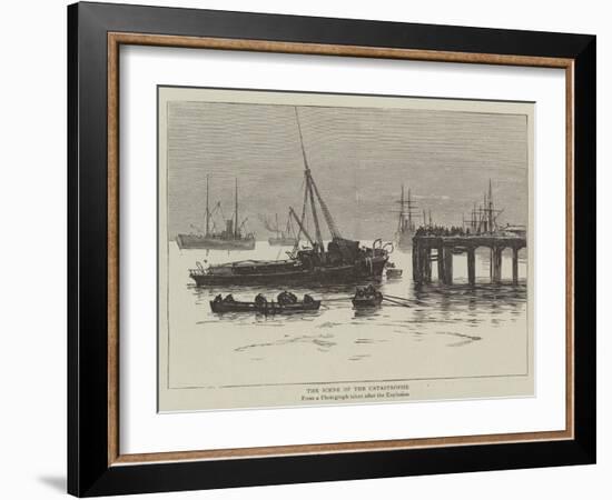 The Scene of the Catastrophe-null-Framed Giclee Print