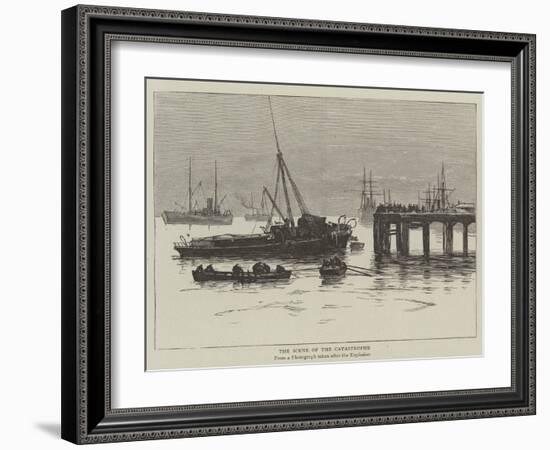 The Scene of the Catastrophe-null-Framed Giclee Print