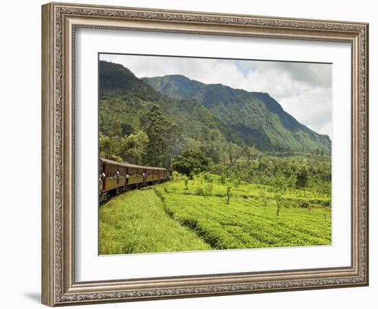 The Scenic Train Ride Through the Central Highlands, with its Mountains and Tea Plantations, Near N-Rob Francis-Framed Photographic Print