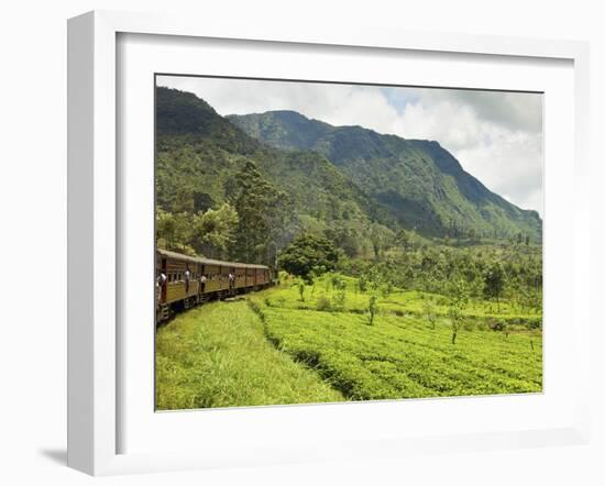 The Scenic Train Ride Through the Central Highlands, with its Mountains and Tea Plantations, Near N-Rob Francis-Framed Photographic Print