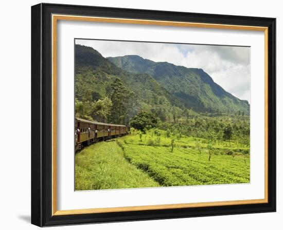 The Scenic Train Ride Through the Central Highlands, with its Mountains and Tea Plantations, Near N-Rob Francis-Framed Photographic Print