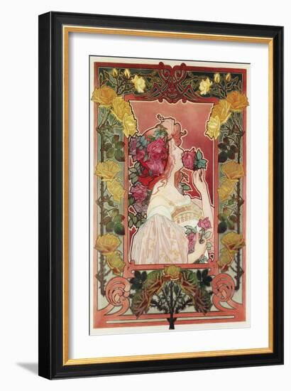 The Scent of a Rose, C.1890-Privat Livemont-Framed Giclee Print