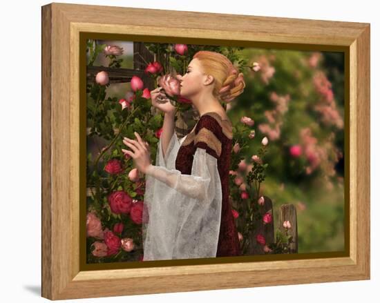 The Scent Of Roses-Atelier Sommerland-Framed Stretched Canvas