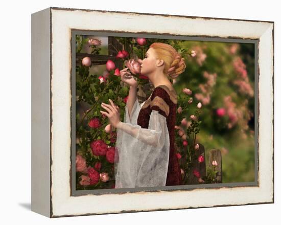 The Scent Of Roses-Atelier Sommerland-Framed Stretched Canvas