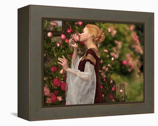 The Scent Of Roses-Atelier Sommerland-Framed Stretched Canvas