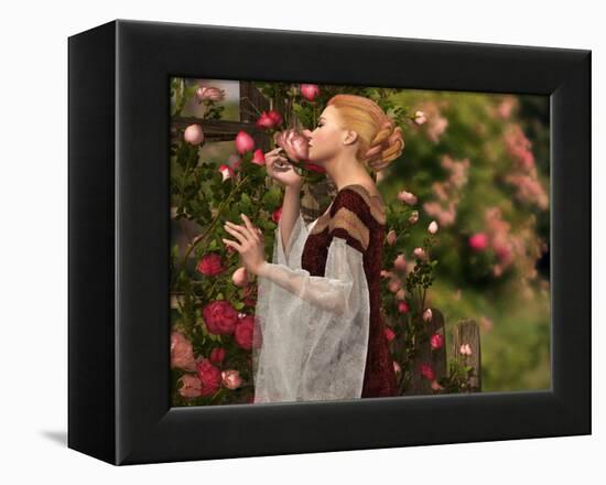 The Scent Of Roses-Atelier Sommerland-Framed Stretched Canvas