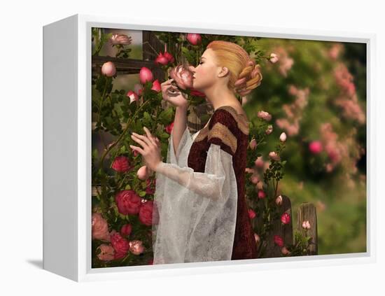 The Scent Of Roses-Atelier Sommerland-Framed Stretched Canvas