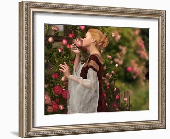 The Scent Of Roses-Atelier Sommerland-Framed Art Print