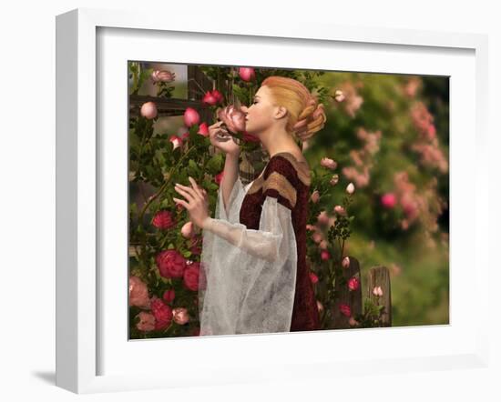 The Scent Of Roses-Atelier Sommerland-Framed Art Print