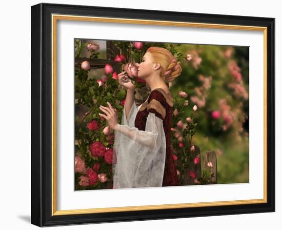The Scent Of Roses-Atelier Sommerland-Framed Art Print