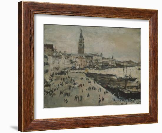 The Schiavoni Quay in Venice-Valentin Alexandrovich Serov-Framed Giclee Print