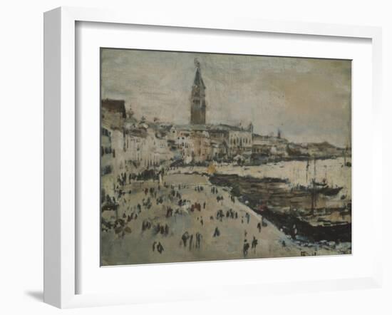 The Schiavoni Quay in Venice-Valentin Alexandrovich Serov-Framed Giclee Print