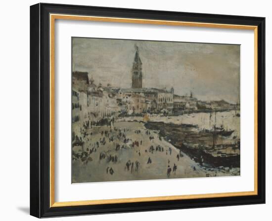 The Schiavoni Quay in Venice-Valentin Alexandrovich Serov-Framed Giclee Print