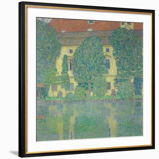 The Schlosskammer on the Attersee III, 1910-Gustav Klimt-Framed Giclee Print