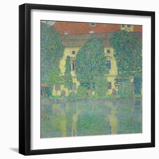 The Schlosskammer on the Attersee III, 1910-Gustav Klimt-Framed Giclee Print