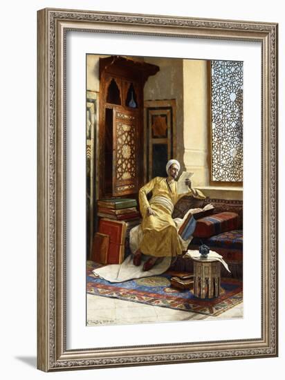 The Scholar, 1895-Ludwig Deutsch-Framed Giclee Print