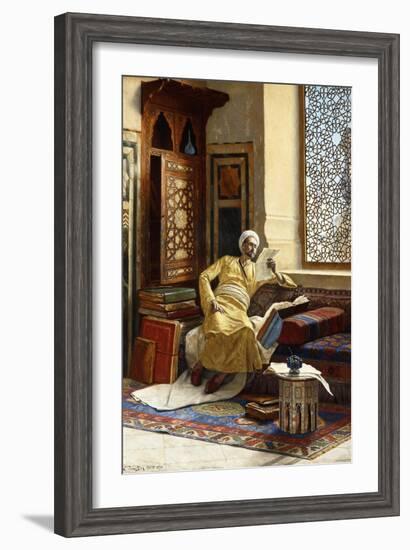 The Scholar, 1895-Ludwig Deutsch-Framed Giclee Print