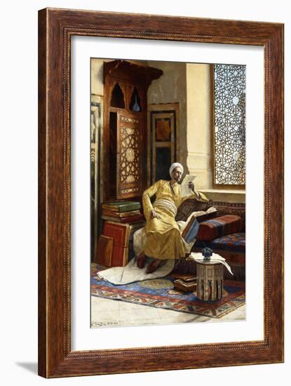 The Scholar, 1895-Ludwig Deutsch-Framed Giclee Print