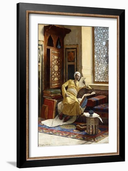 The Scholar, 1895-Ludwig Deutsch-Framed Giclee Print