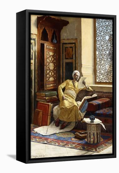 The Scholar-Ludwig Deutsch-Framed Premier Image Canvas