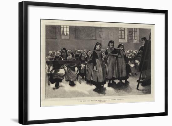 The School Board Elections, a Board School-null-Framed Giclee Print