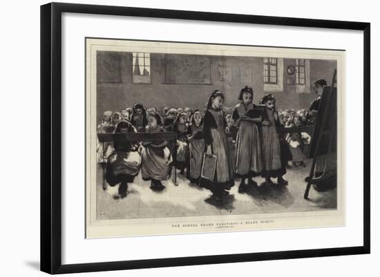 The School Board Elections, a Board School-null-Framed Giclee Print