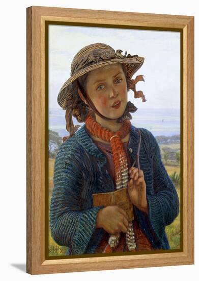 The School-Girl's Hymn, 1859-William Holman Hunt-Framed Premier Image Canvas