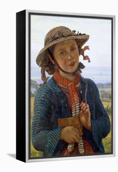 The School-Girl's Hymn, 1859-William Holman Hunt-Framed Premier Image Canvas