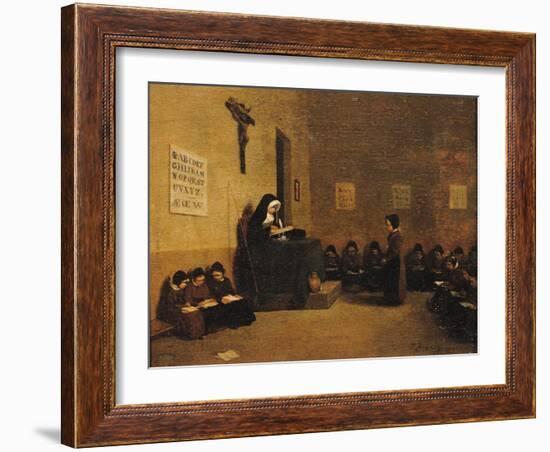 The School Mistress-Leon Bonvin-Framed Giclee Print