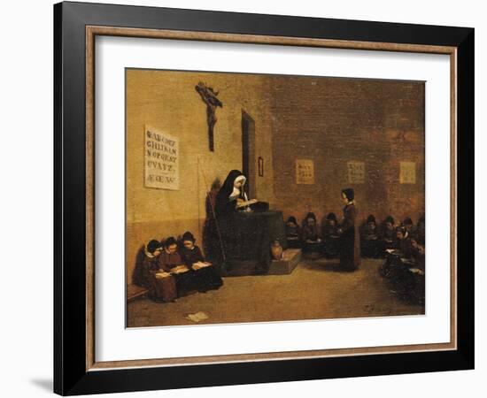 The School Mistress-Leon Bonvin-Framed Giclee Print