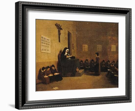 The School Mistress-Leon Bonvin-Framed Giclee Print