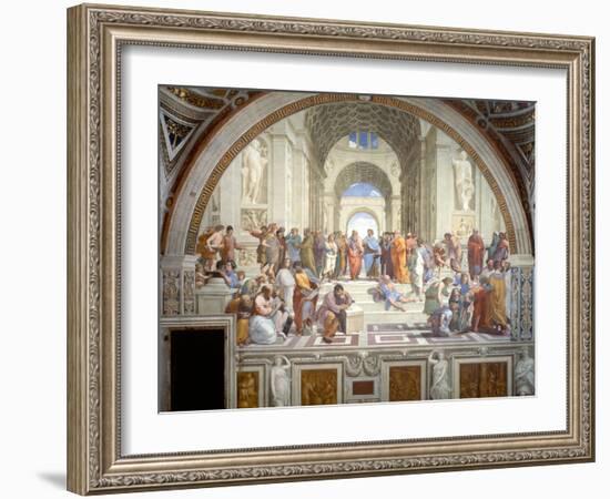 The School of Athens, 1509-1511-Raphael-Framed Giclee Print