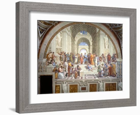 The School of Athens, 1509-1511-Raphael-Framed Giclee Print