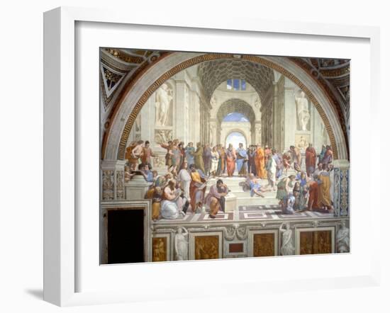 The School of Athens, 1509-1511-Raphael-Framed Giclee Print