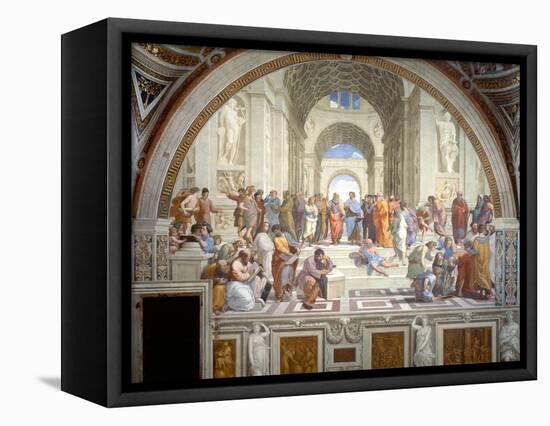 The School of Athens, 1509-1511-Raphael-Framed Premier Image Canvas