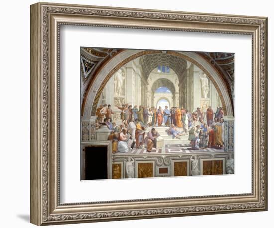 The School of Athens, 1509-1511-Raphael-Framed Giclee Print