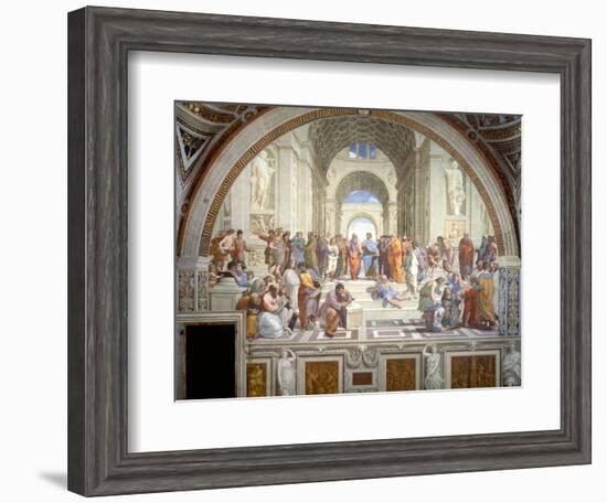 The School of Athens, 1509-1511-Raphael-Framed Giclee Print