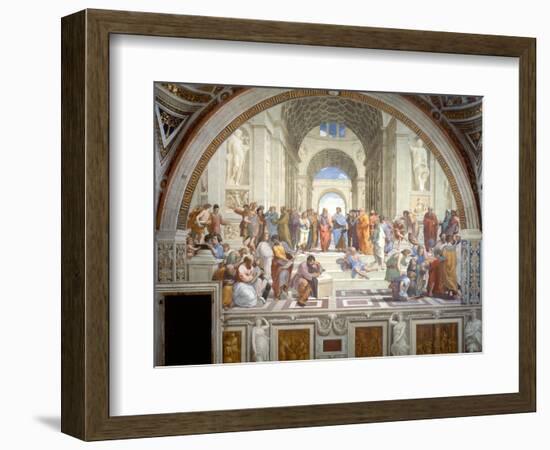 The School of Athens, 1509-1511-Raphael-Framed Giclee Print