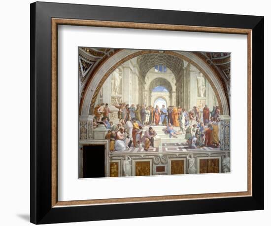 The School of Athens, 1509-1511-Raphael-Framed Giclee Print