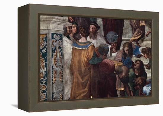 The School of Athens, Detail-Raphael-Framed Premier Image Canvas