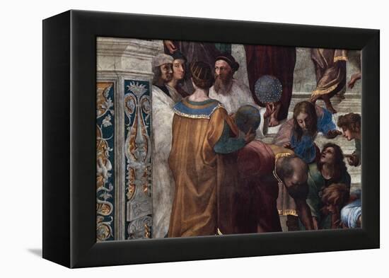 The School of Athens, Detail-Raphael-Framed Premier Image Canvas