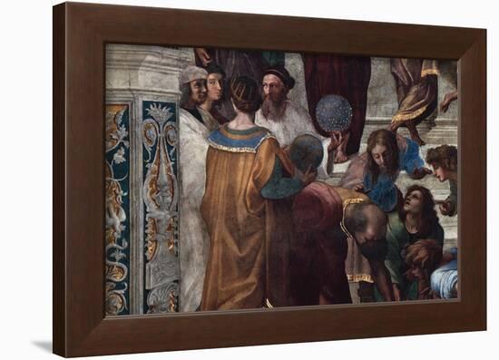 The School of Athens, Detail-Raphael-Framed Giclee Print