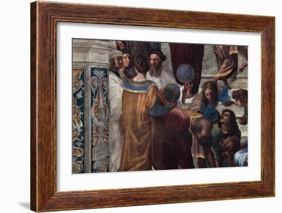 The School of Athens, Detail-Raphael-Framed Giclee Print