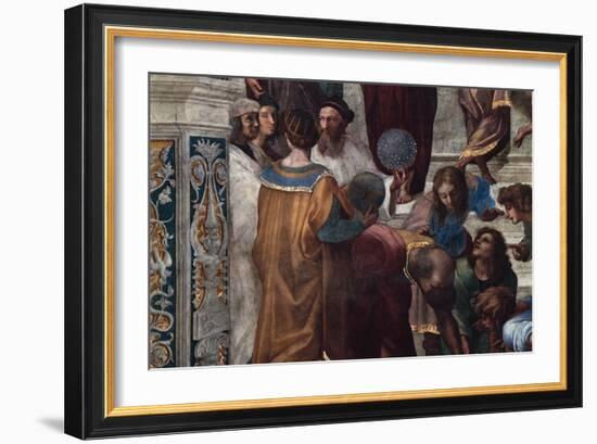 The School of Athens, Detail-Raphael-Framed Giclee Print