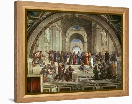 The School of Athens-Raphael-Framed Premier Image Canvas