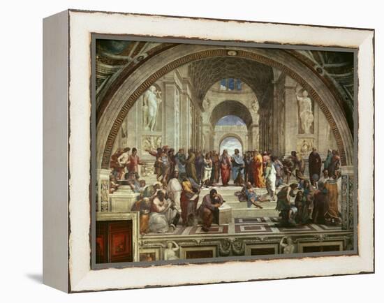 The School of Athens-Raphael-Framed Premier Image Canvas