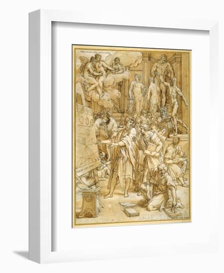 The School of Design-Carlo Maratti-Framed Giclee Print