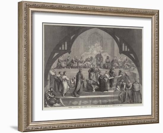 The School of Legislation-George Frederick Watts-Framed Giclee Print